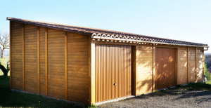 Garage Béton Aspect Bois 2 Voitures